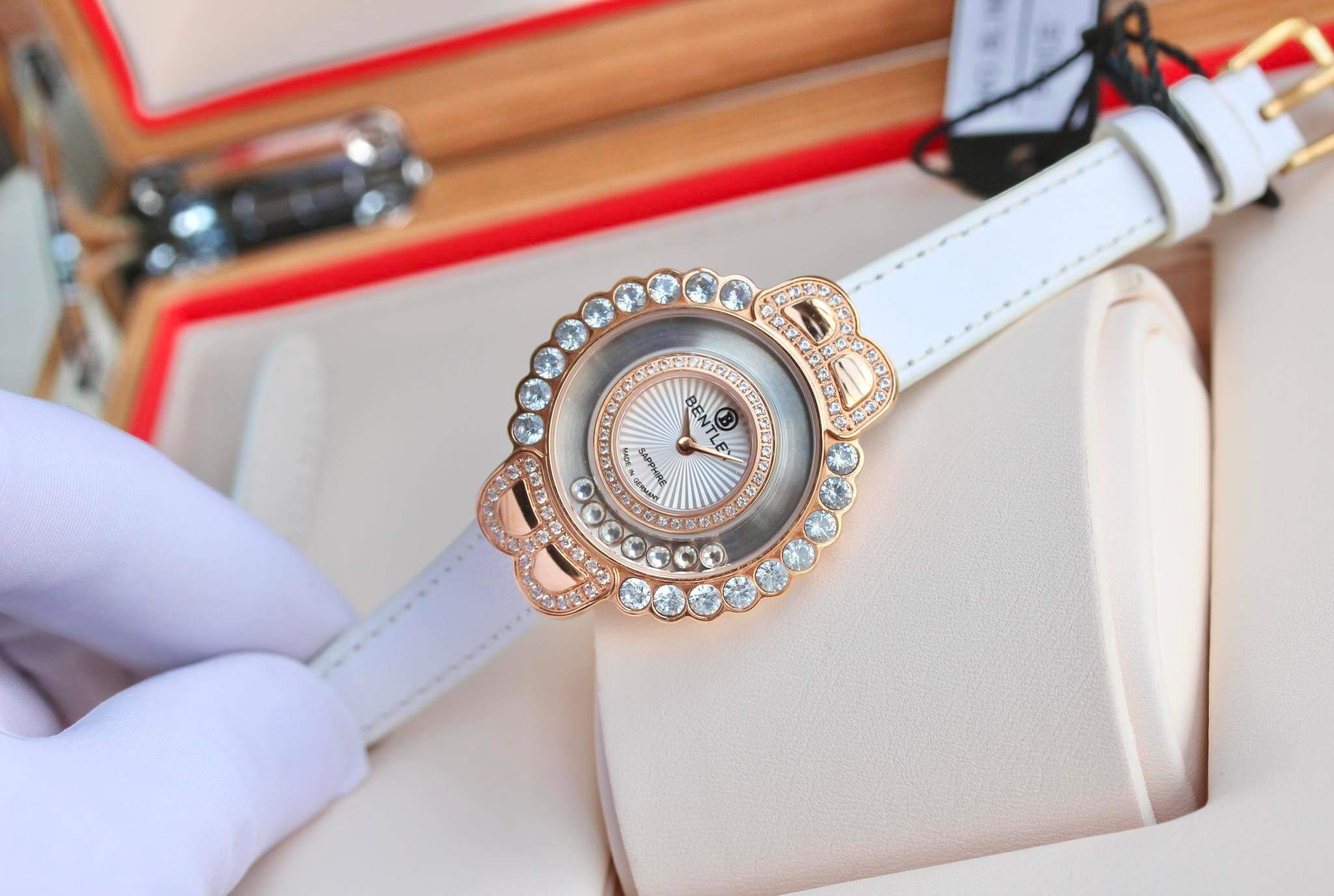 Bentley BL1828-101LRCI Size 33 - thêm dây trắng