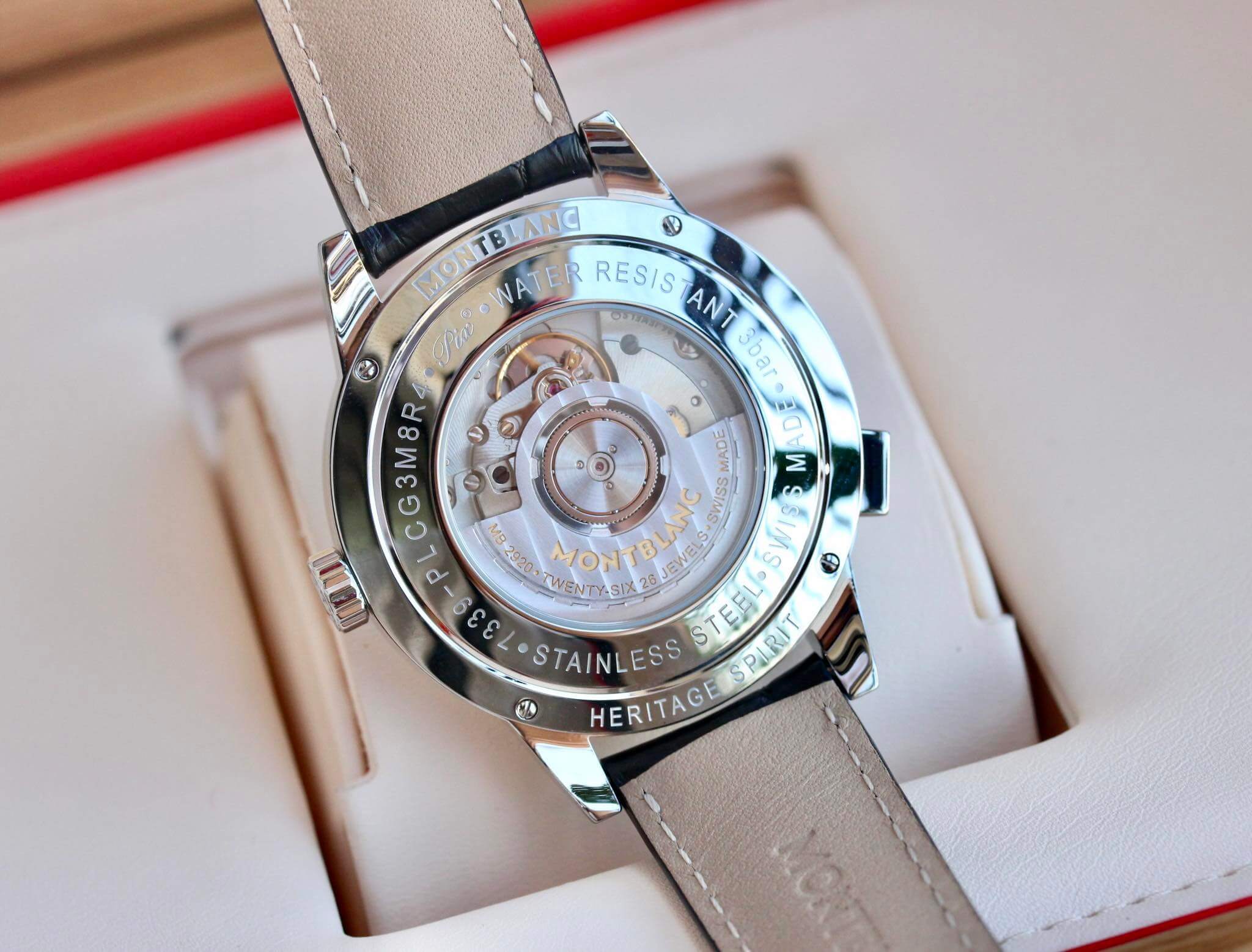 MontBlanc Worldtimer Dây Da 112308 Size 41