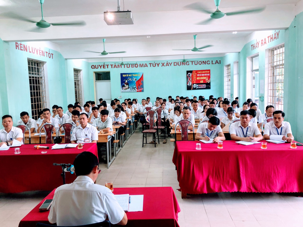 Cơ sở cai nghiện ma túy số 7 Hà Nội tổ chức Hội nghị  sơ kết, đánh giá kết quả thực hiện nhiệm vụ 6 tháng đầu năm và triển khai phương hướng, nhiệm vụ trọng tâm 6 tháng cuối năm 2024