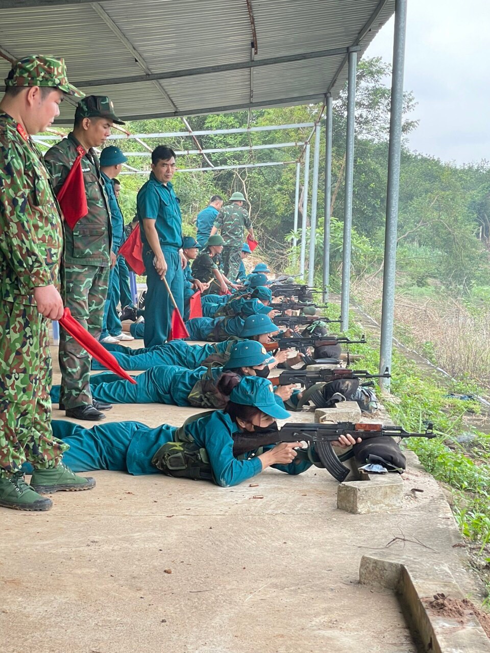 Cơ sở cai nghiện ma túy số 7 Hà Nội tham gia Hội thao Quốc phòng lực lượng Dân quân tự vệ thị xã Sơn Tây năm 2024