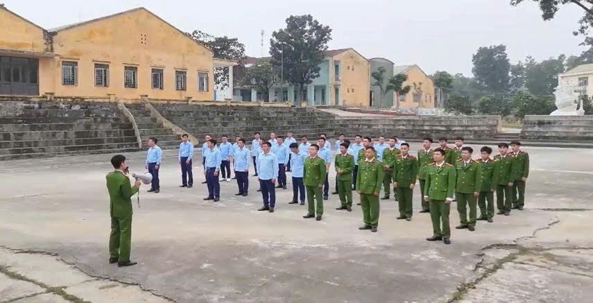 Cơ sở cai nghiện ma túy số 3 tổ chức diễn tập bảo vệ, giải quyết tình huống học viên bạo động năm 2025.