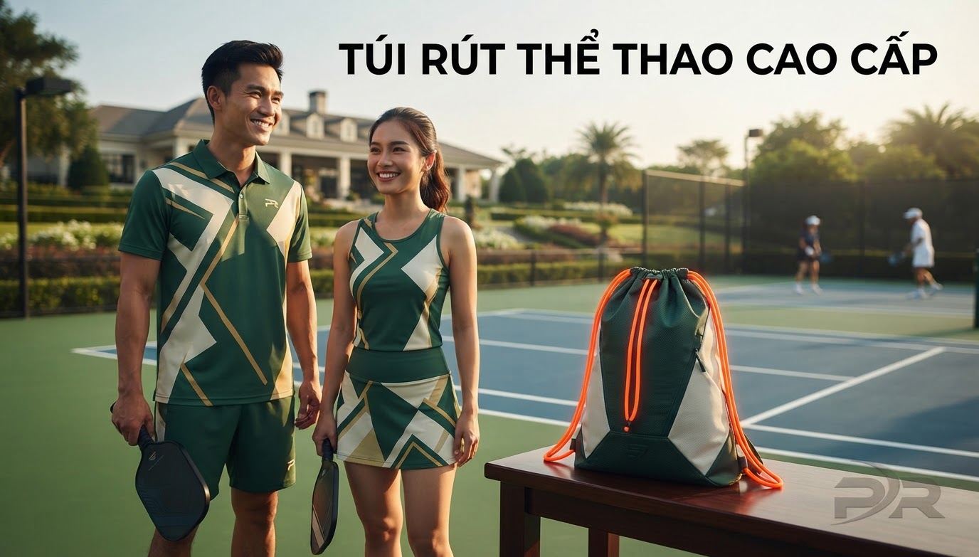 Giải Pháp Túi Rút Pickleball Cho Giải Đấu: Khi Nào Nên Sử Dụng Thiết Kế Đồng Bộ Cao Cấp?
