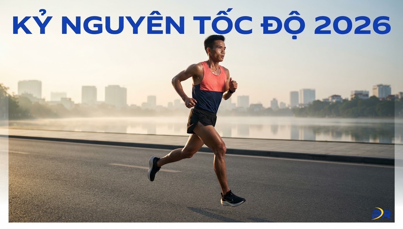 KỶ NGUYÊN GIÀY ĐUA 2026: ĐỘT PHÁ CÔNG NGHỆ TỪ THANH CARBON NGUYÊN KHỐI VÀ GIẢI PHÁP TẤT ĐUA CHUYÊN BIỆT TỪ PR SPORT