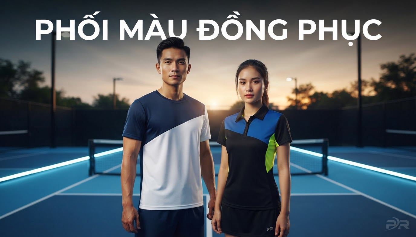 Phối Hai Màu Hay Ba Màu Trên Đồng Phục Pickleball: Phân Tích Khoa Học Thị Giác Và Chiến Thuật Nhận Diện Đội Hình Thi Đấu