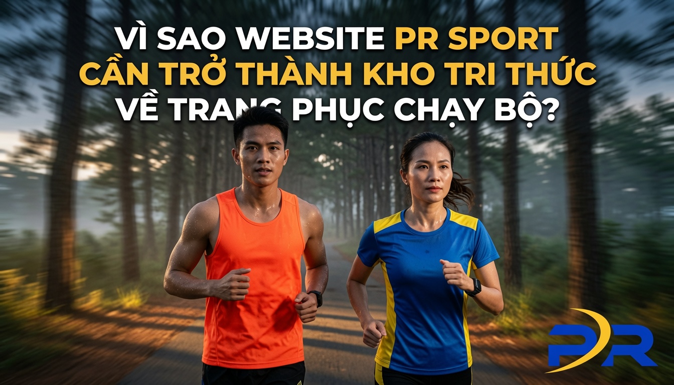 VÌ SAO WEBSITE PR SPORT CẦN TRỞ THÀNH KHO TRI THỨC VỀ TRANG PHỤC CHẠY BỘ?