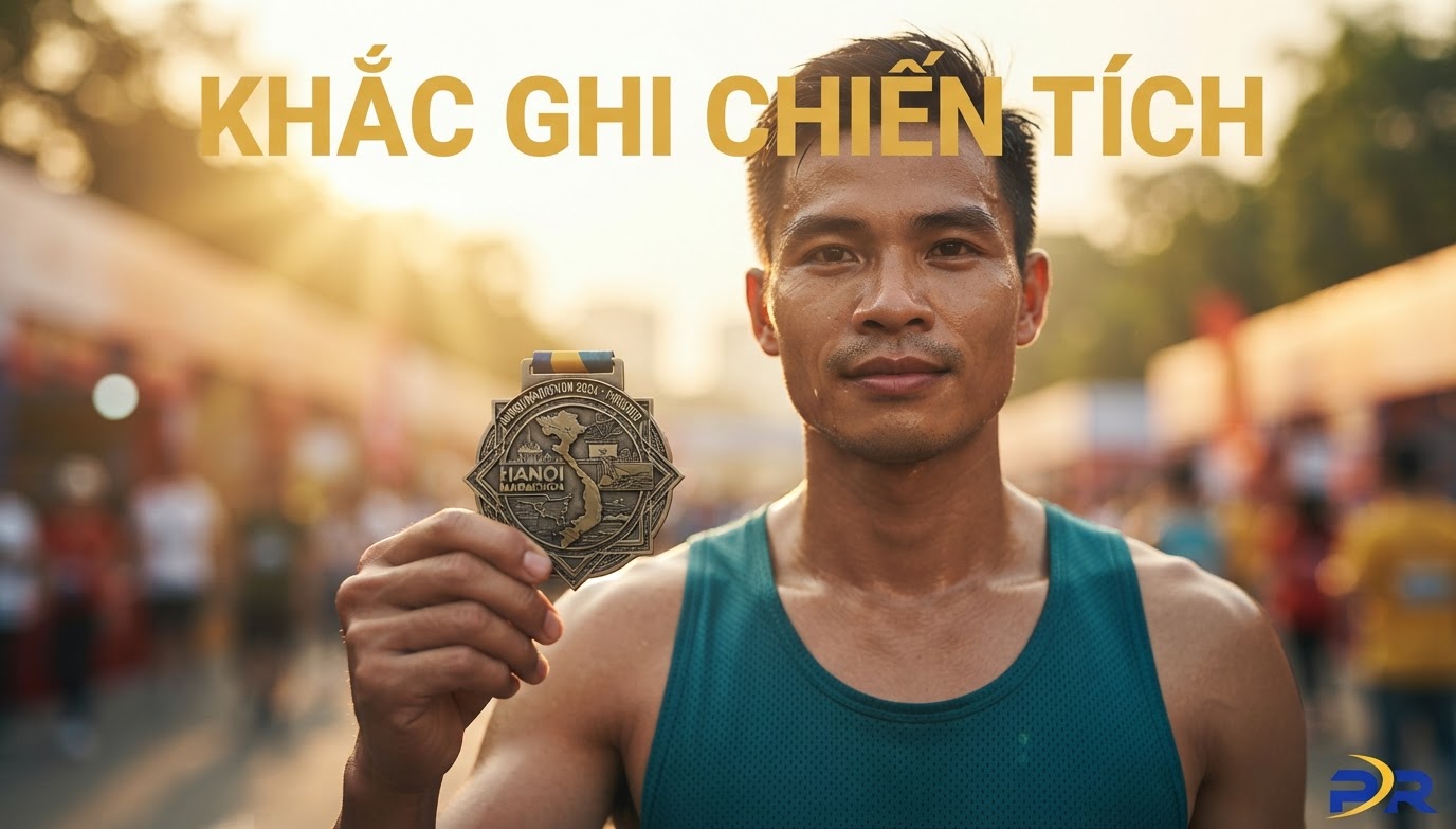 Dịch Vụ Khắc Laser Huy Chương Kỷ Niệm Miễn Phí Cho Toàn Bộ VĐV: Khắc Ghi Dấu Ấn Bản Lĩnh Cùng PR Sport
