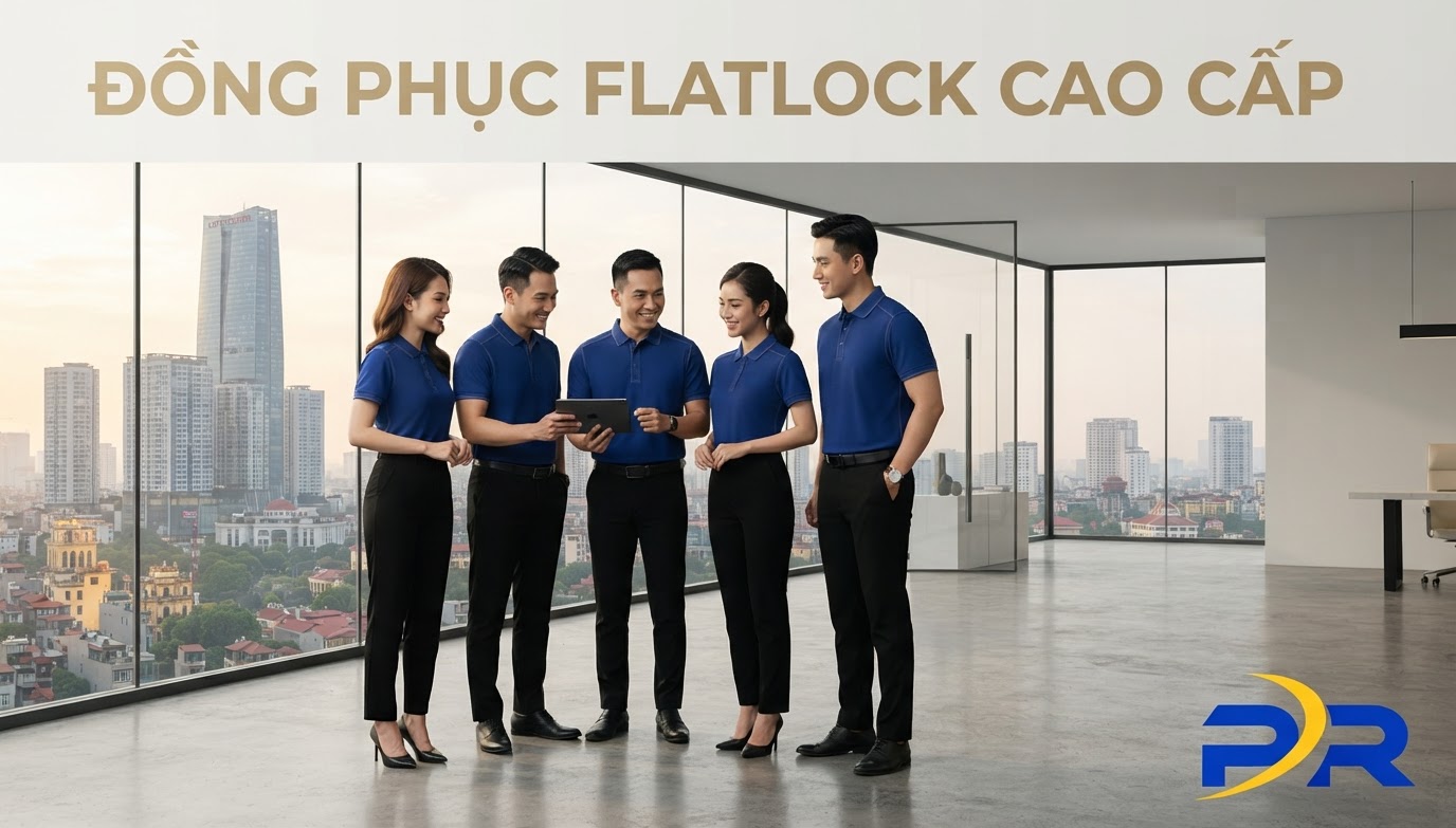 Kỹ Thuật May Flatlock Không Đường Gờ: Cách Mạng Hóa Tiêu Chuẩn Đồng Phục Doanh Nghiệp Cao Cấp Triệt Tiêu Hoàn Toàn Cọ Xát Rát Da