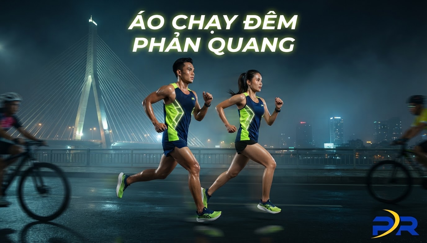 Tích Hợp Chi Tiết Phản Quang Phát Sáng Trên Áo Cho Các Giải Chạy Đêm (Midnight Marathon): Tiêu Chuẩn Kỹ Thuật Và An Toàn Tối Thượng