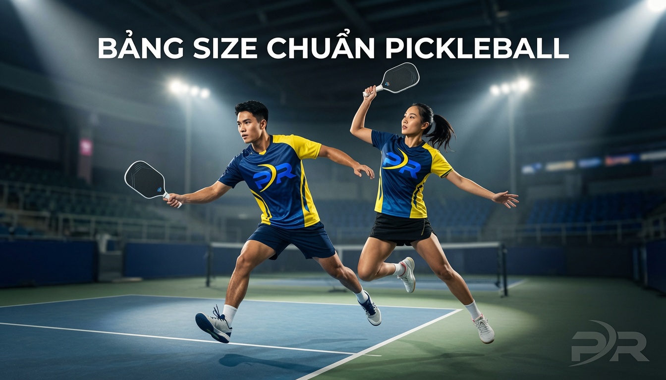 Bảng Size Đồng Phục Pickleball Nam Nữ Chuẩn Thi Đấu: Thiết Kế Nhân Trắc Học Và Tối Ưu Hóa Hiệu Suất Vận Động