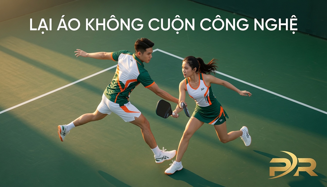 Kỹ Thuật Xử Lý Lai Áo Pickleball Chuyên Nghiệp: Giải Pháp Không Cuộn Khi Di Chuyển