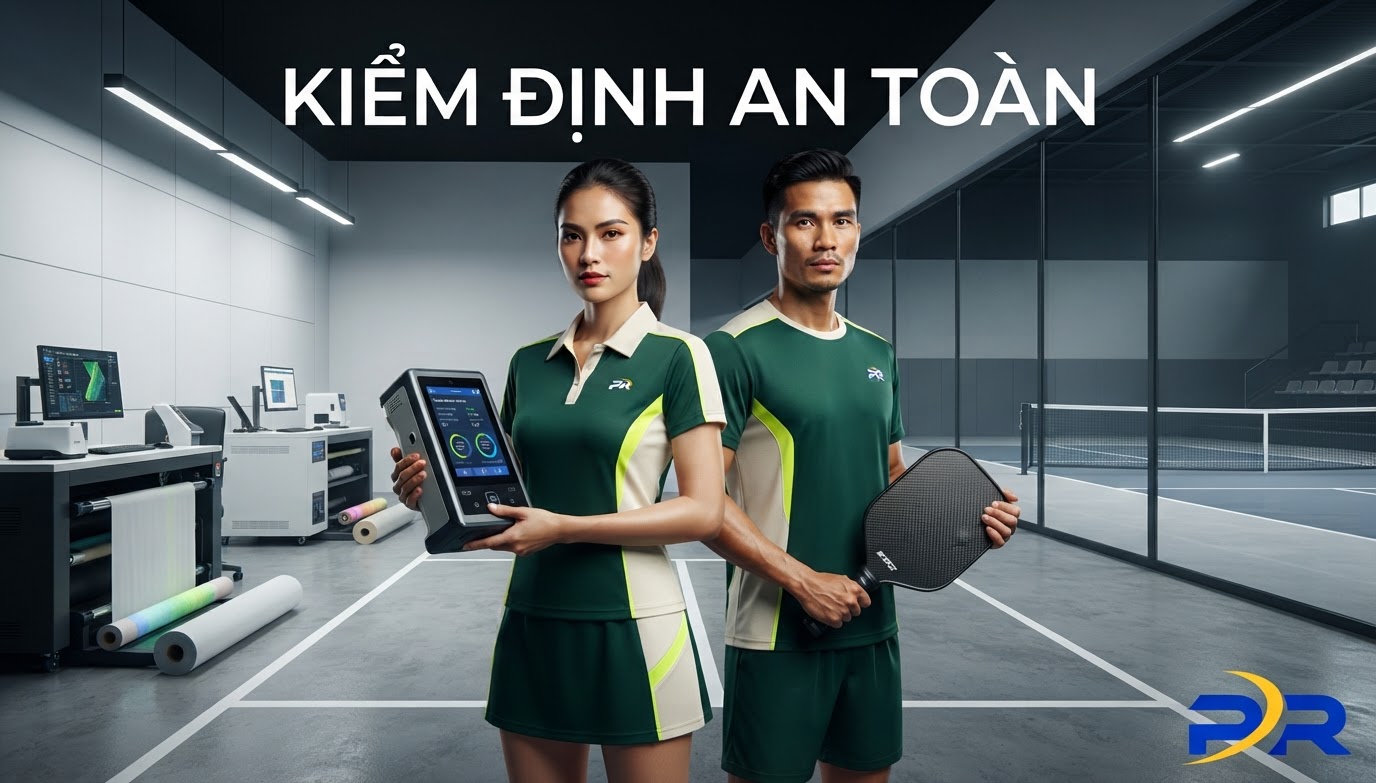Tiêu Chuẩn Kiểm Định An Toàn Vải Dệt Pickleball: Tuyệt Đối Không Formaldehyde Và Hóa Chất Nhuộm Độc Hại