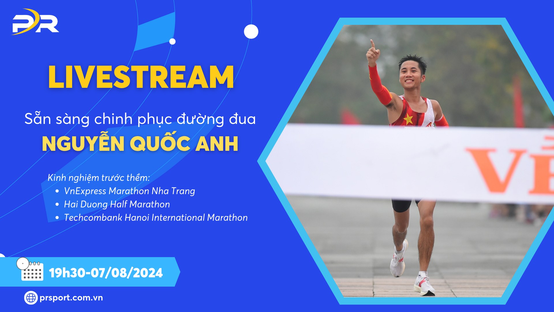 LIVESTREAM | Sẵn sàng chinh phục đường đua - Kinh nghiệm từ VĐV tuyển QG Nguyễn Quốc Anh