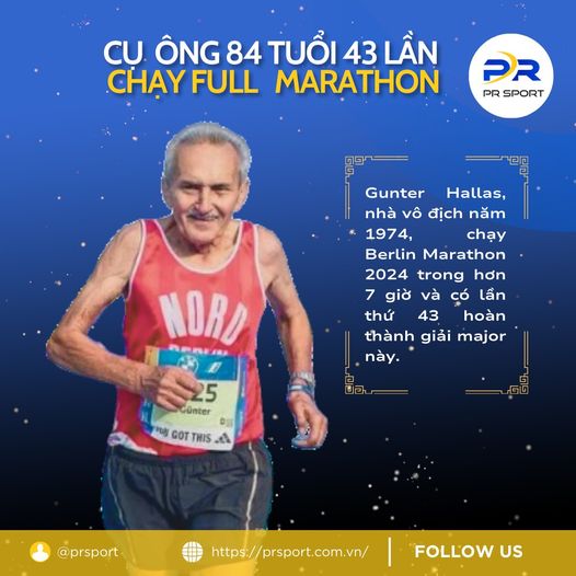 Gunter Hallas: Hành Trình Của Sự Bền Bỉ Và Đam Mê Với 43 Lần Hoàn Thành Berlin Marathon