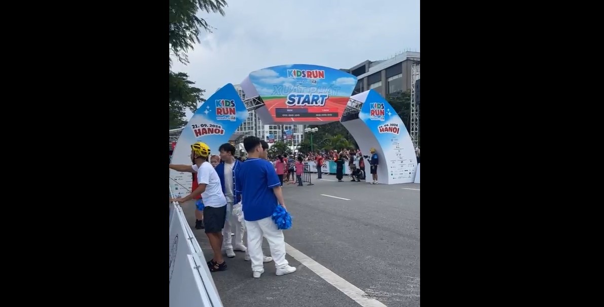 Xuất phát KIDSRUN giải Marathon Quốc Tế Hà Nội Techcombank
