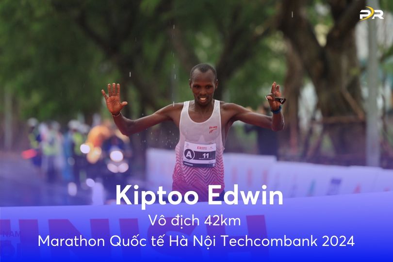 VÔ ĐỊCH 42KM: KIPTOO EDWIN-MARATHON QUỐC TẾ HÀ NỘI TECHCOMBANK