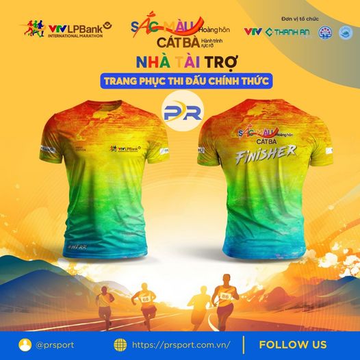 [CHÍNH THỨC] CÔNG BỐ MẪU ÁO FINISHER DÀNH CHO CỰ LY 21KM TẠI GIẢI MARATHON QUỐC TẾ VTV LPBANK - SẮC MÀU HOÀNG HÔN CÁT BÀ