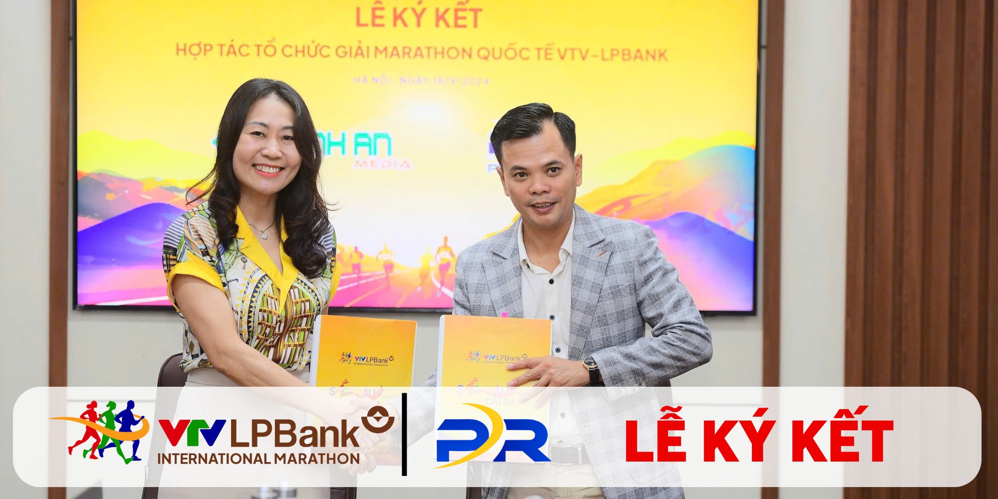 𝐏𝐑 𝐒𝐏𝐎𝐑𝐓 𝐱 𝐓𝐡𝐚̀𝐧𝐡 𝐀𝐧 𝐌𝐞𝐝𝐢𝐚 𝐱 𝐕𝐓𝐕 | Lễ Ký Kết Hợp Tác - Nhà Tài Trợ Trang Phục Chính Thức Giải Marathon Quốc Tế VTV LPBank - Sắc Màu Hoàng Hôn Cát Bà 2024