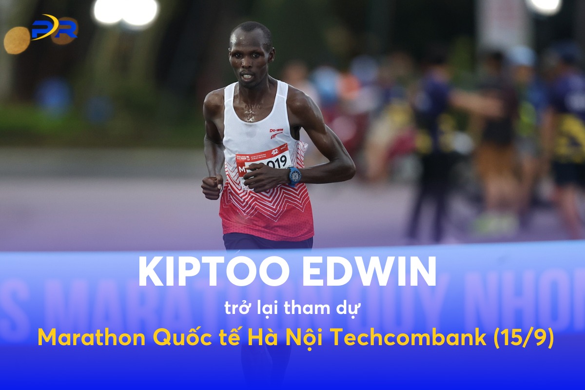 Kiptoo trở lại chinh phục HM tại Marathon Quốc tế Hà Nội Techcombank
