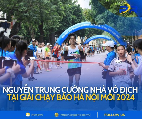 Nguyễn Trung Cường, tân vô địch nội dung nam nâng cao giải chạy báo Hà Nội Mới 2024 (lần thứ 49)