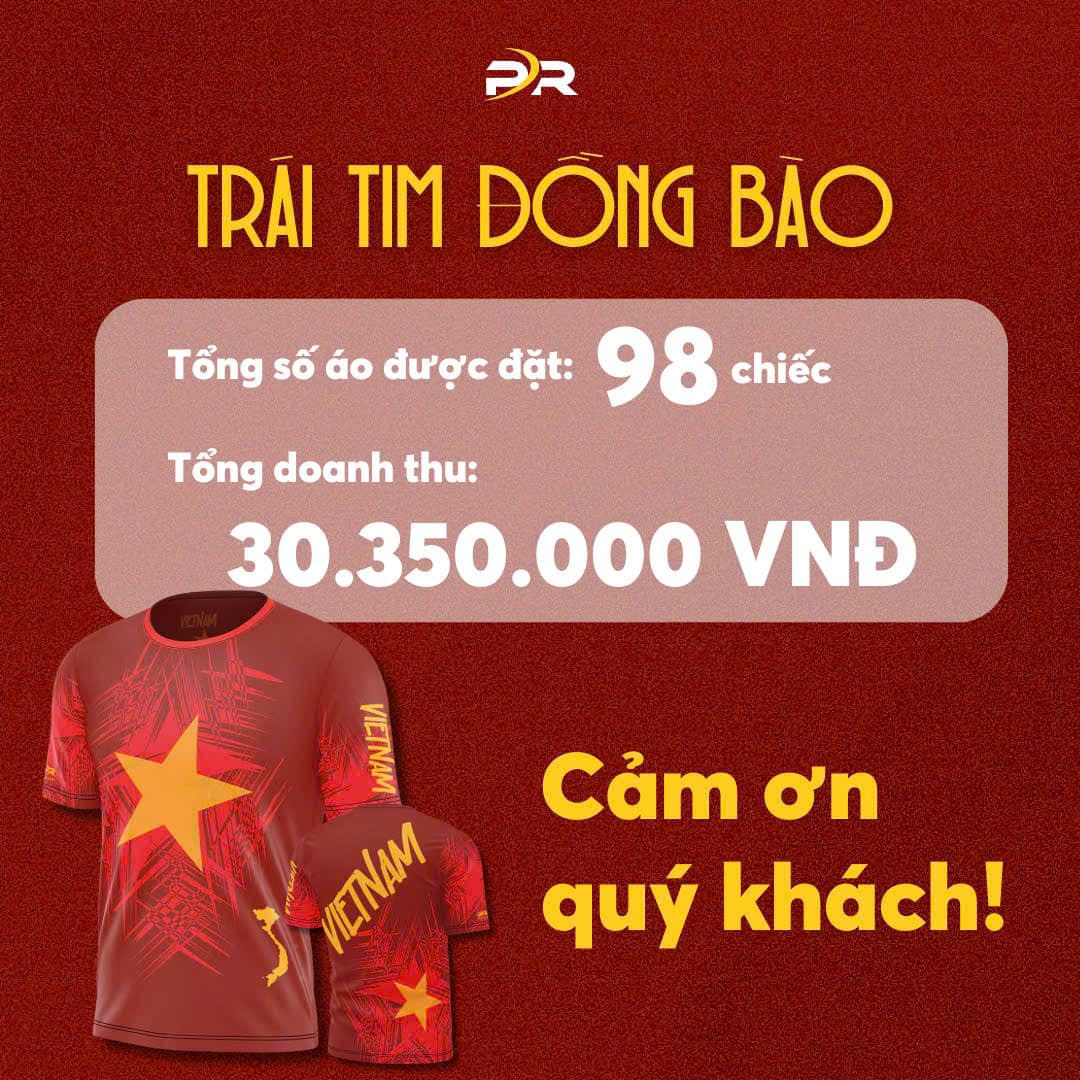 CÔNG BỐ DOANH THU VÀ LỜI CẢM ƠN TỪ ÁO 
