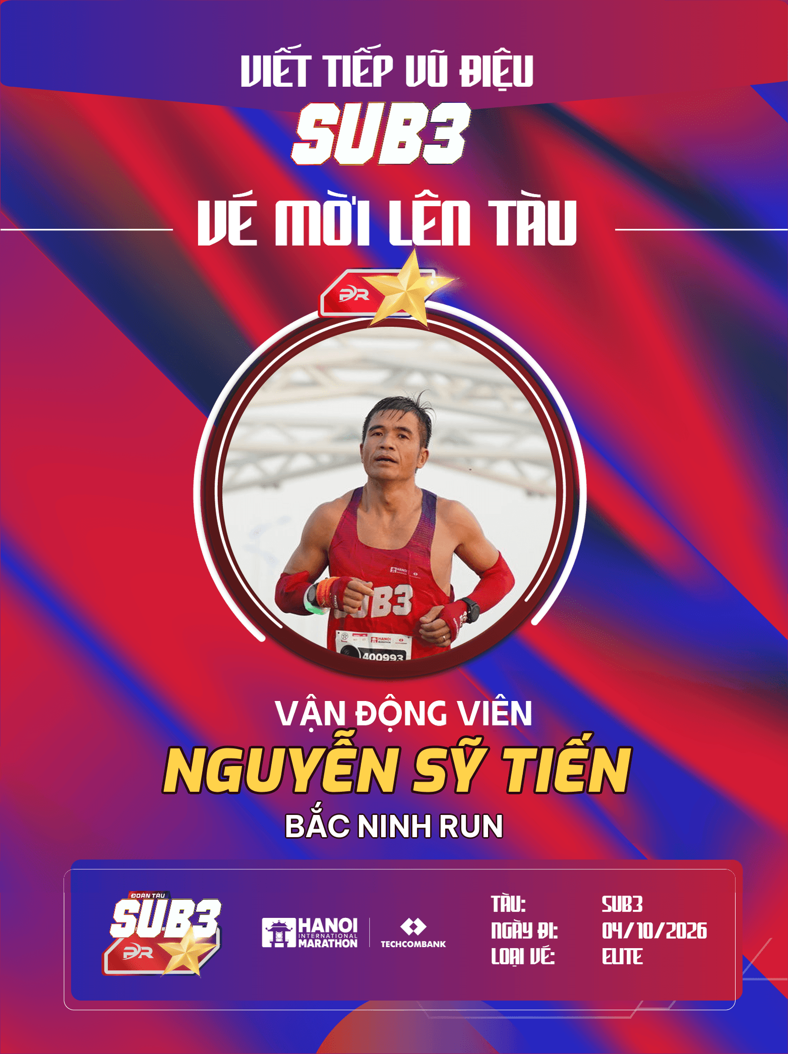 Nguyễn Sỹ Tiến – Chiến Binh Bắc Ninh Run Quyết Thắng Cùng Đoàn Tàu Sub 3