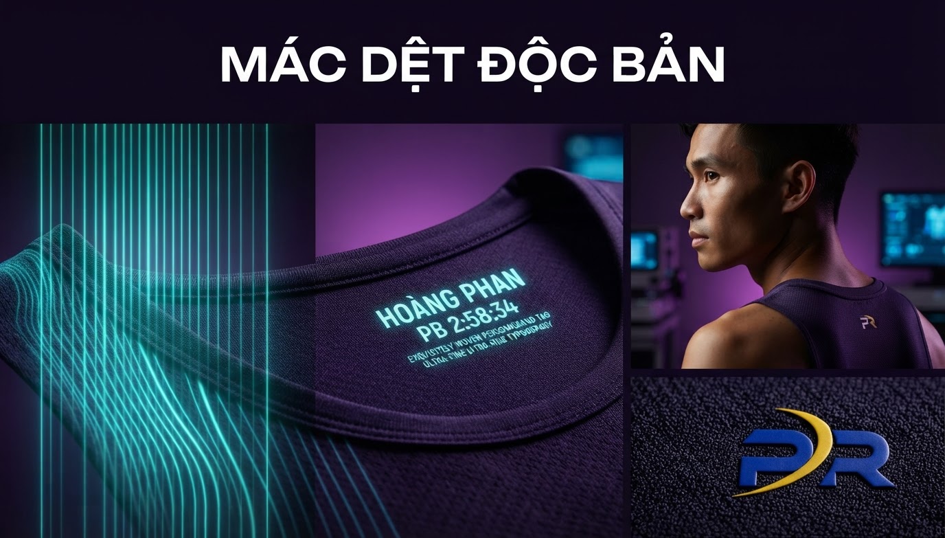 Giải Pháp Cá Nhân Hóa Nhãn Mác Dệt Cổ Áo Công Nghệ Cao - Khẳng Định Bản Sắc Độc Bản Trên Đường Chạy