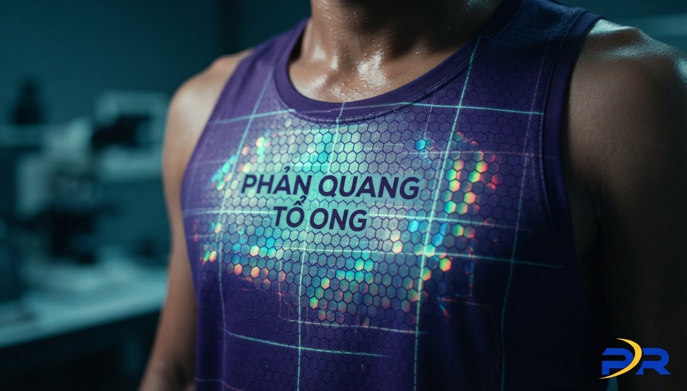 Ứng Dụng Dải Phản Quang Tổ Ong (Honeycomb Reflective) In Tên Và Số BIB Cá Nhân Hóa