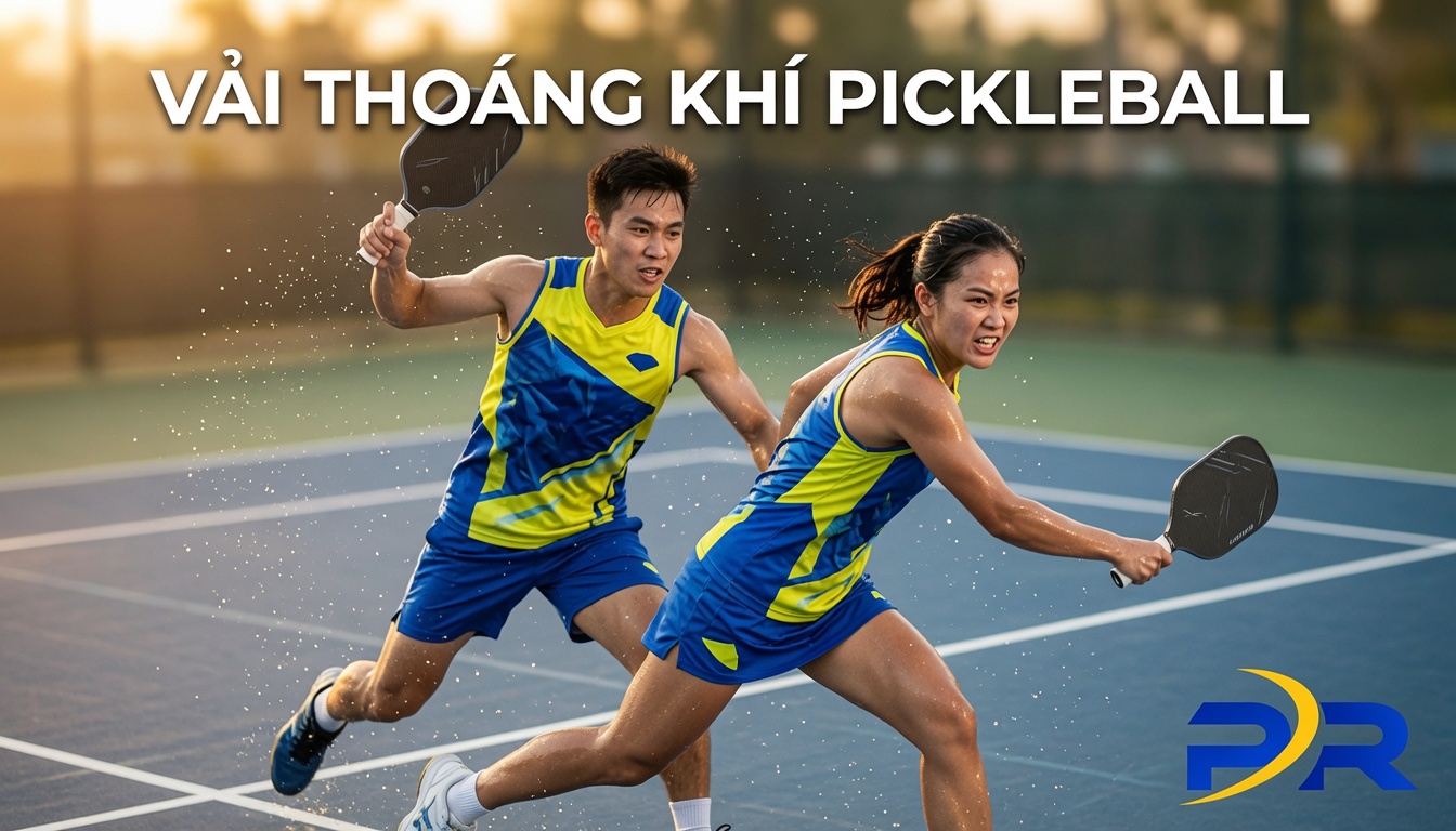Vì sao vải thoáng khí quan trọng với áo đấu Pickleball?