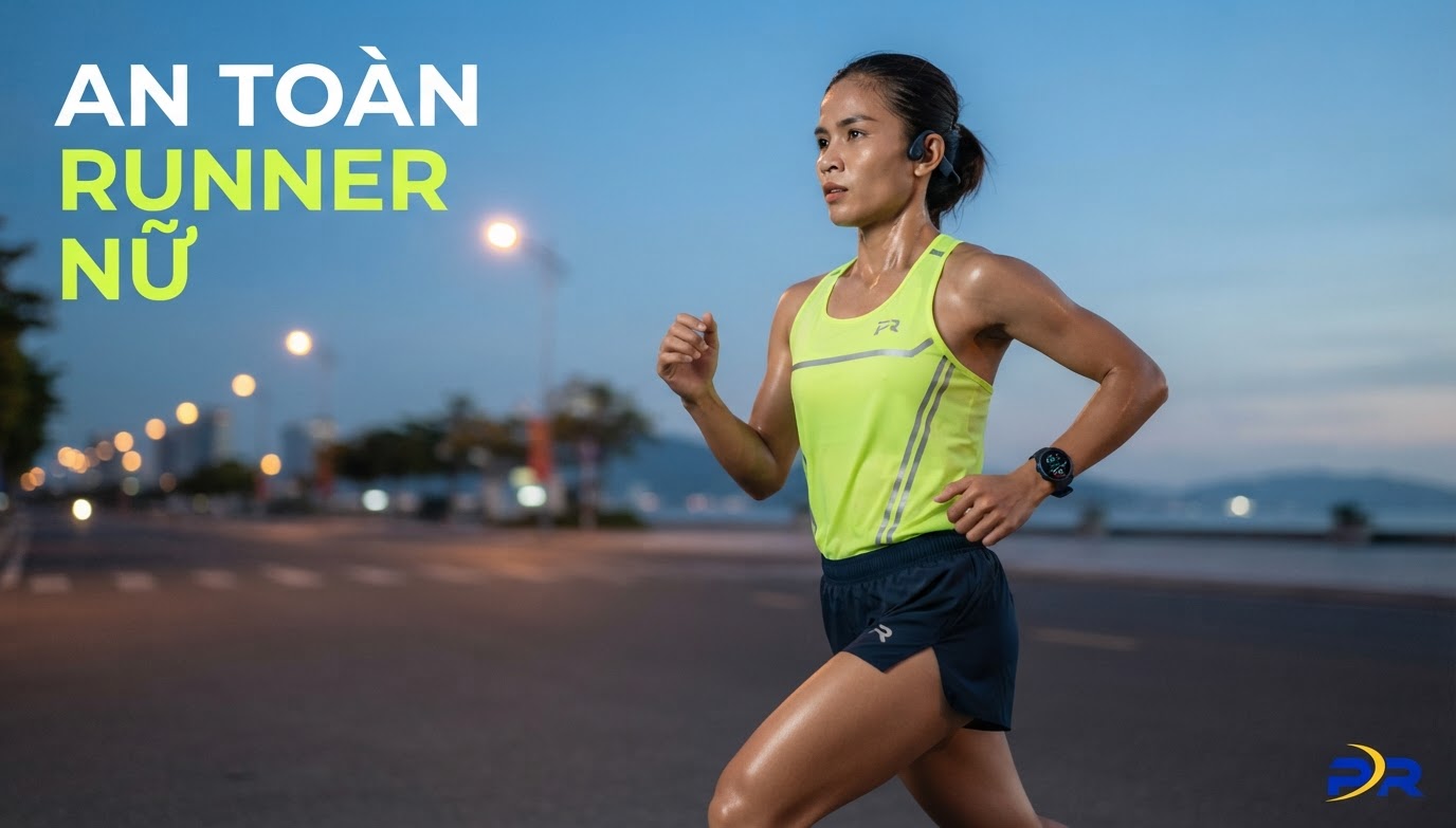 AN TOÀN CHO RUNNER NỮ KHI CHẠY MỘT MÌNH: CHIẾN LƯỢC CHỦ ĐỘNG, BẢO VỆ TỐI ĐA TRÊN MỌI CUNG ĐƯỜNG