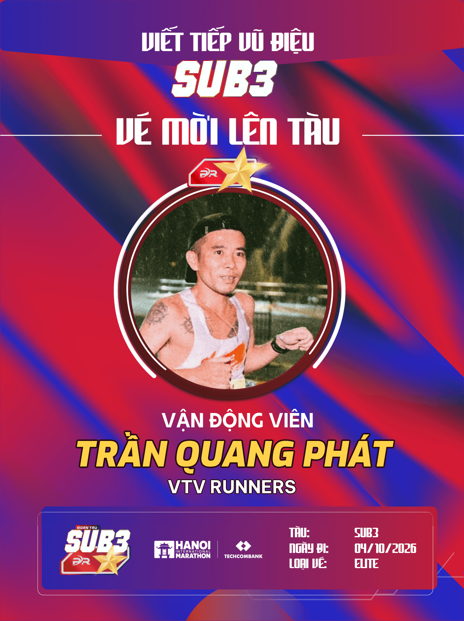 Trần Quang Phát – Bản Lĩnh Nhà Báo Thể Thao Trên Đoàn Tàu Sub 3 PR SPORT 2026