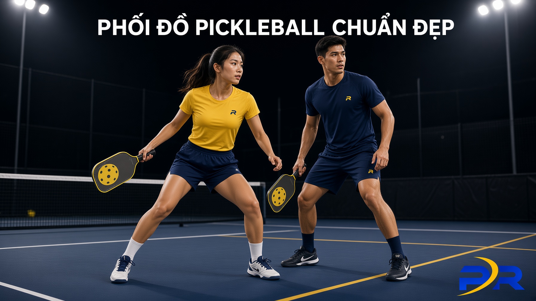 Nguyên Tắc Phối Đồng Phục Pickleball Với Giày Và Tất: Kiến Thức Thời Trang & Động Lực Học Sân Đấu