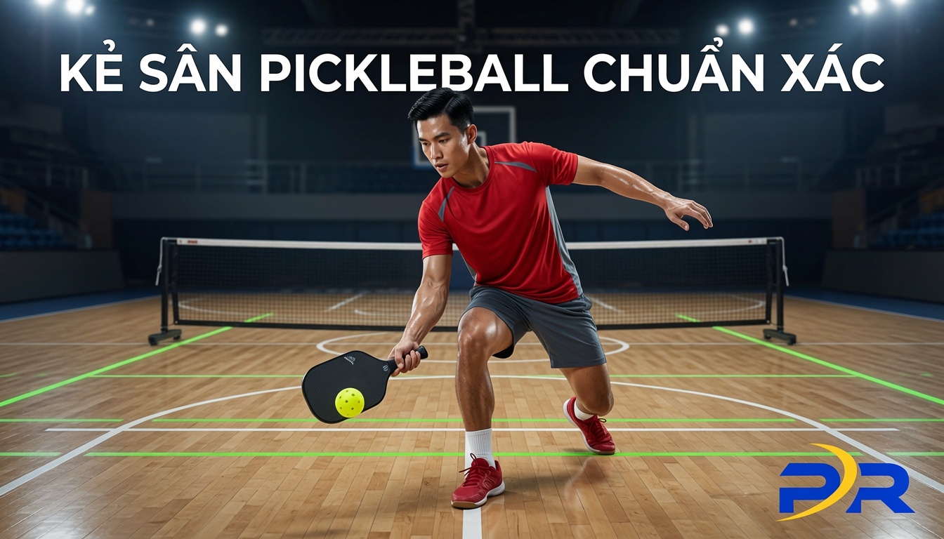 Kẻ Sân Pickleball Trên Sân Cầu Lông: Cẩm Nang Quy Hoạch Kỹ Thuật Đạt Tiêu Chuẩn Thi Đấu