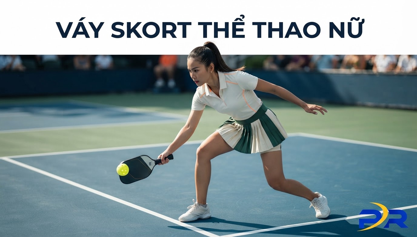 Váy Thể Thao Liền Quần (Skort) Cho Nữ: Tiêu Chuẩn Độ Xòe, Chiều Dài Và Lớp Lót An Toàn Tuyệt Đối Trong Pickleball