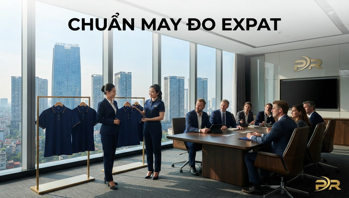 Giải Pháp May Đo Áo Thể Thao Doanh Nghiệp Kích Cỡ Ngoại Cỡ Cho Chuyên Gia Nước Ngoài (Expat) Tại Việt Nam