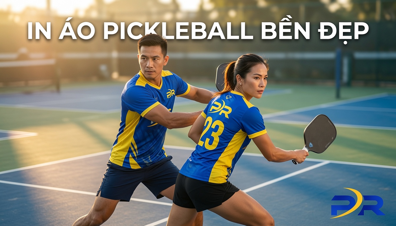 In Tên, Số Và Logo CLB Lên Áo Pickleball: Giải Pháp Công Nghệ In Bền Đẹp Nhất