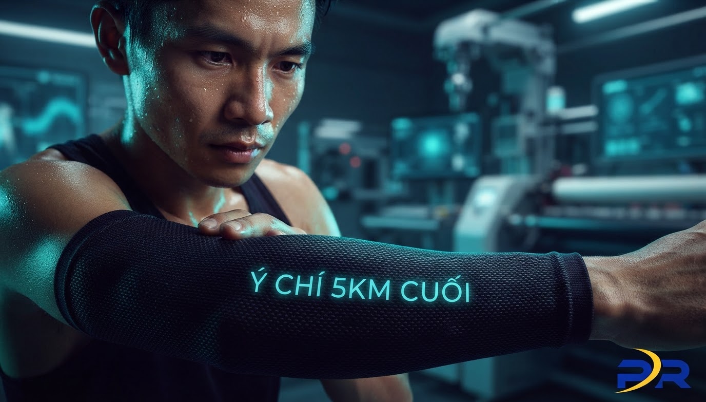 In Câu Thần Chú Tâm Lý (Mantra) Lên Trang Phục Chạy Bộ: Liệu Pháp Đánh Thức Ý Chí Ở 5km Cuối Cùng