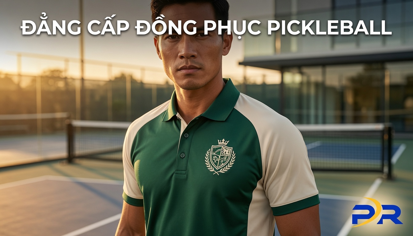 Giải Pháp Thêu Logo Cao Cấp Trên Áo Polo Pickleball: Định Hình Bản Sắc Thương Hiệu Và Độ Bền Cơ Học Vượt Trội