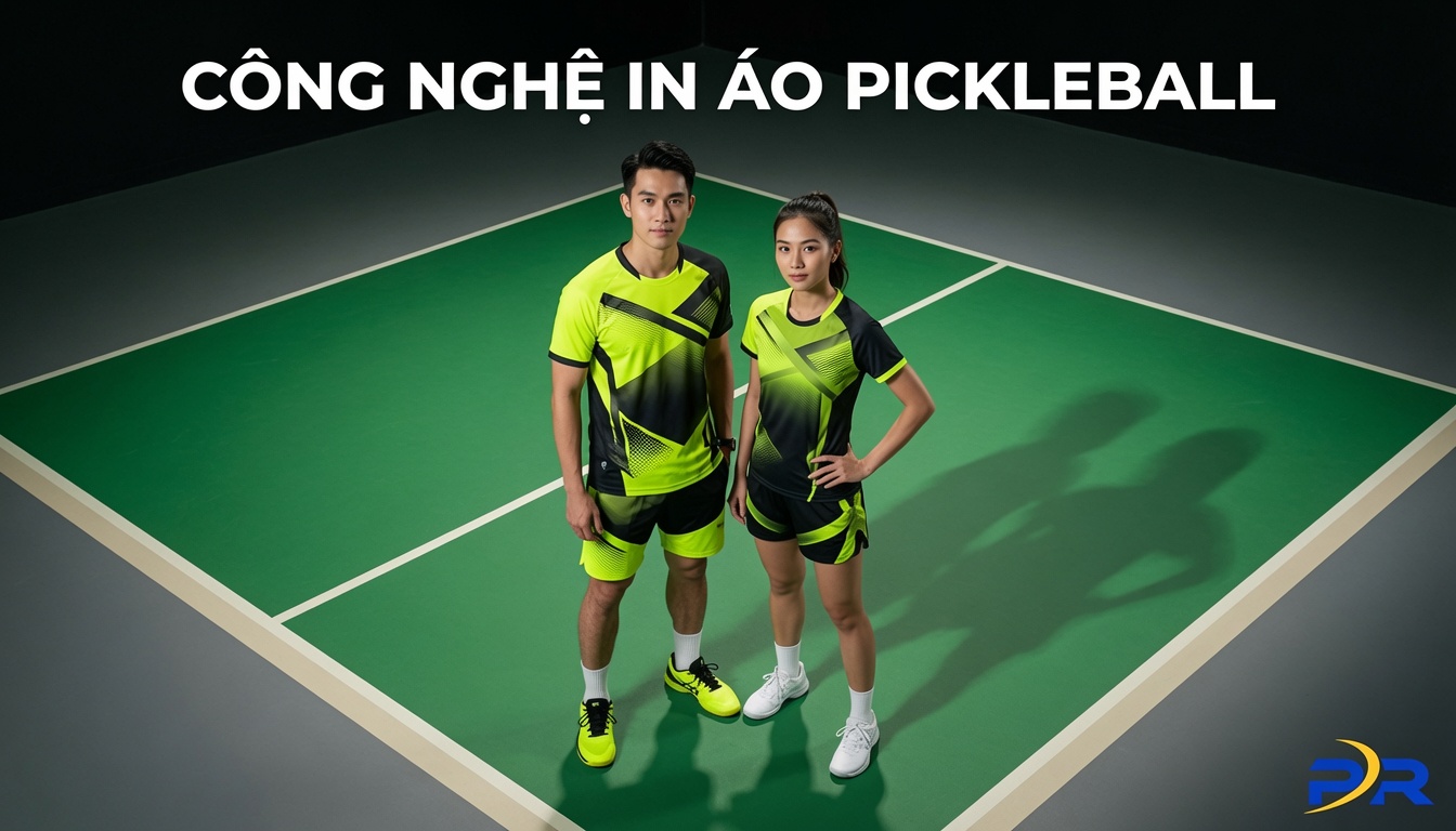 Phân Tích Chuyên Sâu: In Chuyển Nhiệt Và In Lụa Khác Nhau Thế Nào Trên Áo Đồng Phục Pickleball Cao Cấp?