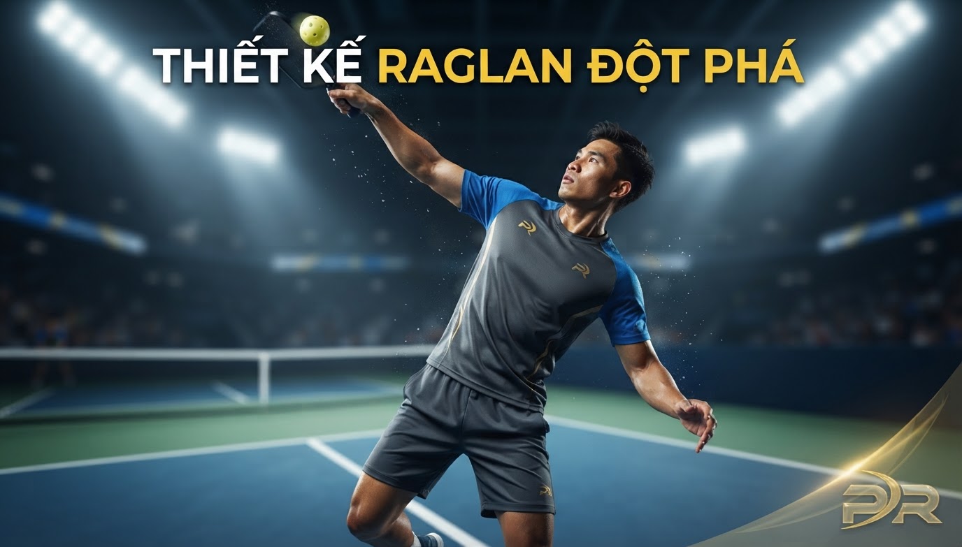 Thiết Kế Tay Áo Raglan Có Thực Sự Phù Hợp Với Động Tác Kỹ Thuật Pickleball?