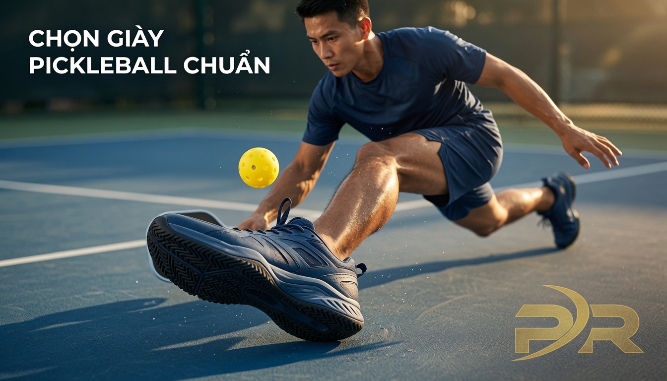 Giày Pickleball Nên Khác Biệt Thế Nào So Với Giày Chạy Bộ? Phân Tích Động Lực Học Và Khoa Học Chấn Thương Sân Cứng