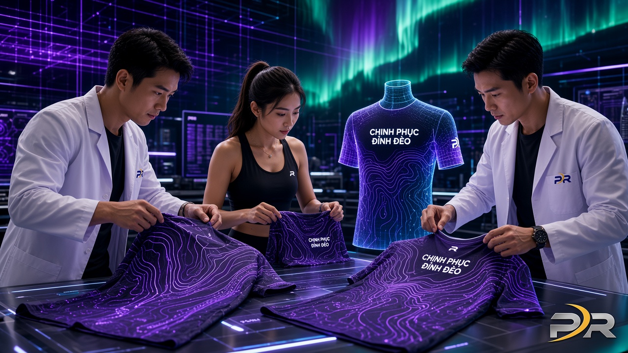 Giải Pháp Thiết Kế Cá Nhân Hóa Áo Chạy Trail Đồng Đội: Tối Ưu Nhiệt Học Và Định Danh Bản Sắc Độc Bản