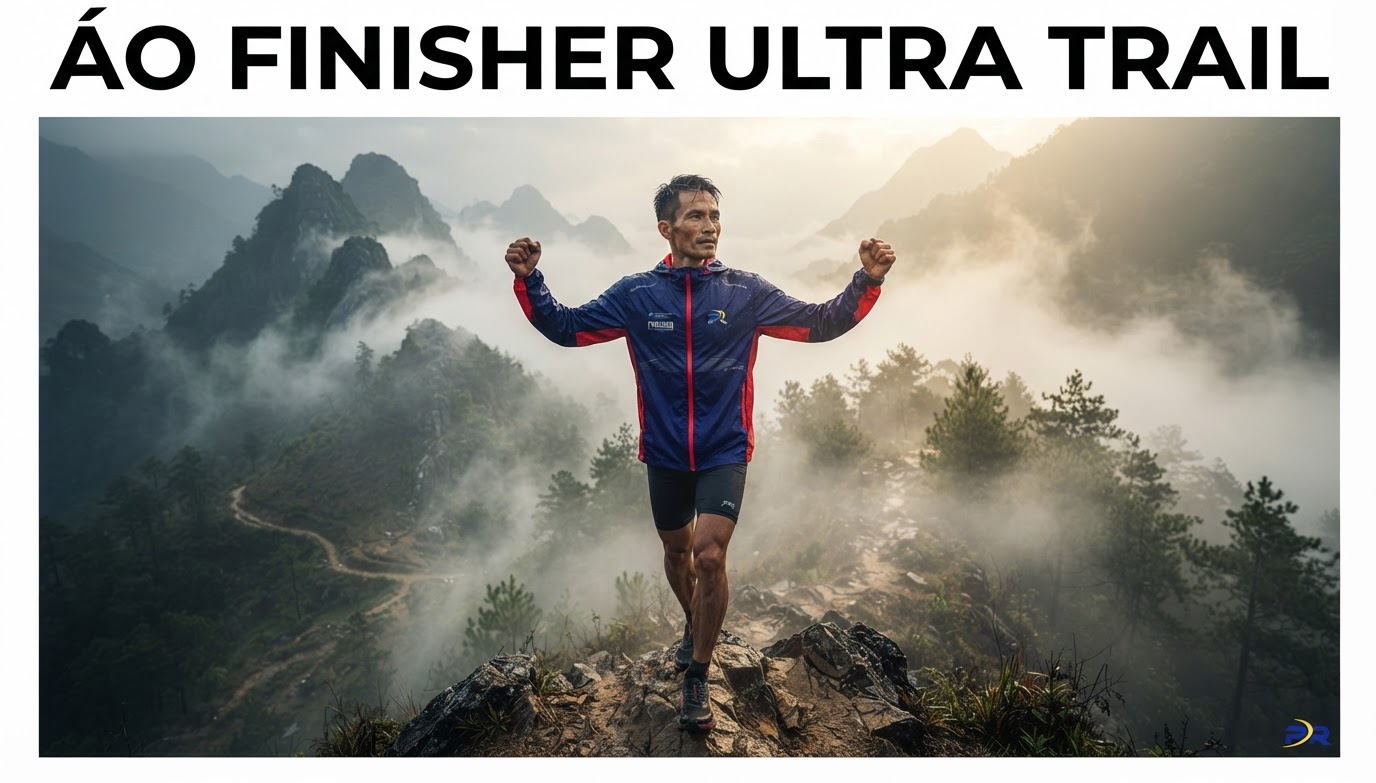 Áo Khoác Gió Finisher Cự Ly 100km Và 70km Giải Chạy Địa Hình: Biểu Tượng Thép Của Đẳng Cấp Ultra Trail