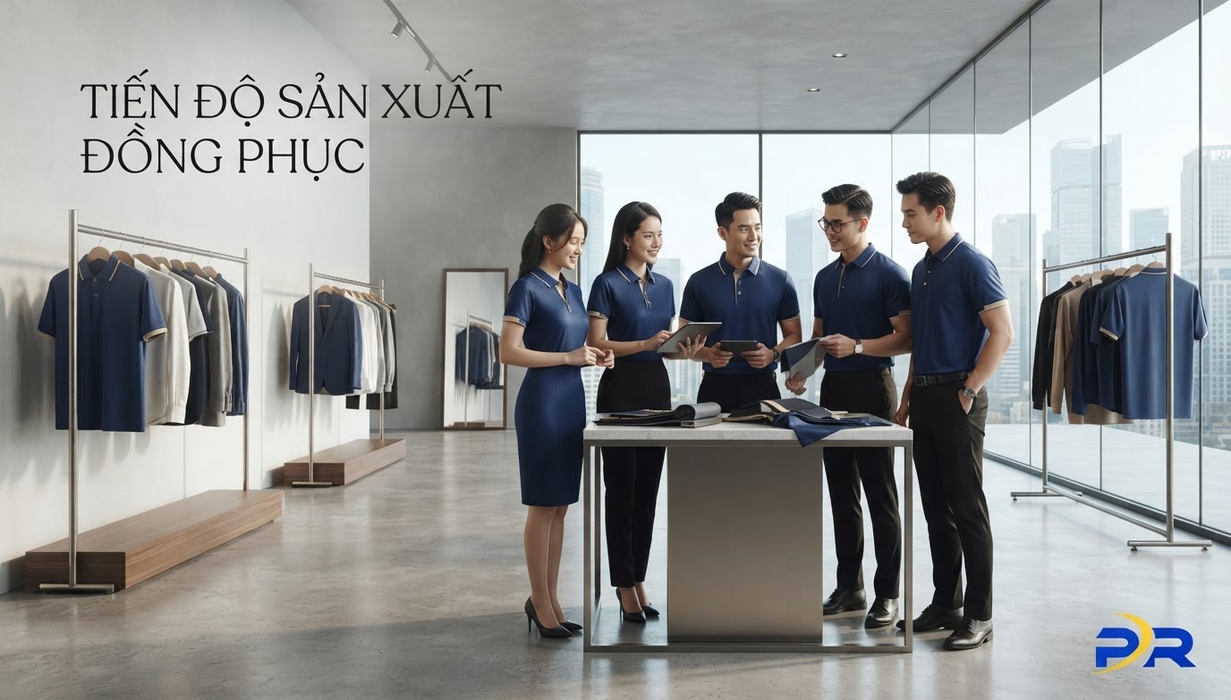 Đặt Đồng Phục Thể Thao Doanh Nghiệp Mất Bao Lâu? Quy Trình Tối Ưu Tiến Độ Từ PR Sport
