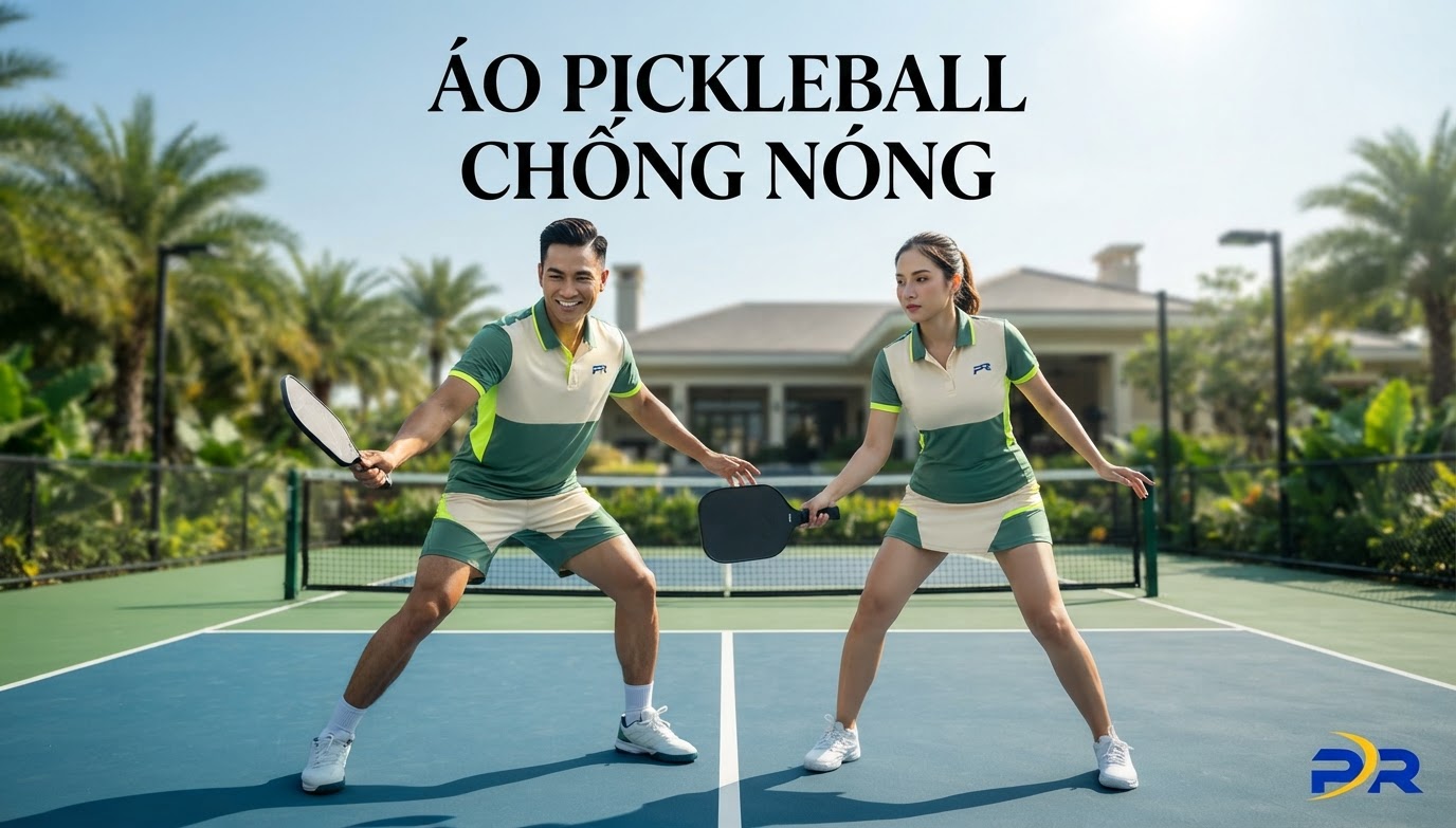 Màu Áo Pickleball Ảnh Hưởng Thế Nào Tới Cảm Giác Nóng Khi Chơi Giữa Trưa? Giải Pháp Đồng Phục Chống Nóng Từ PR SPORT
