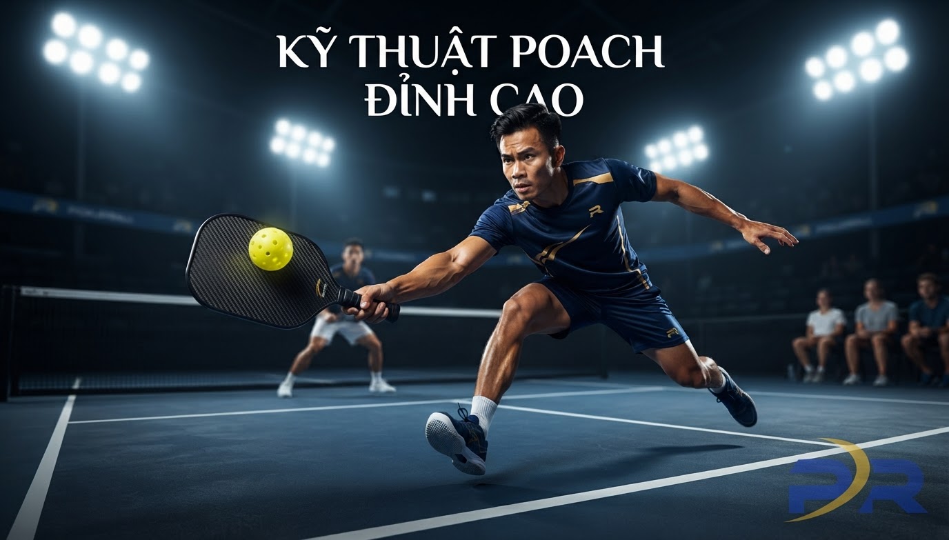 Kỹ Thuật Poach Trong Đánh Đôi Pickleball: Thời Điểm Vàng Để Cướp Cầu Và Dứt Điểm Hiệu Quả