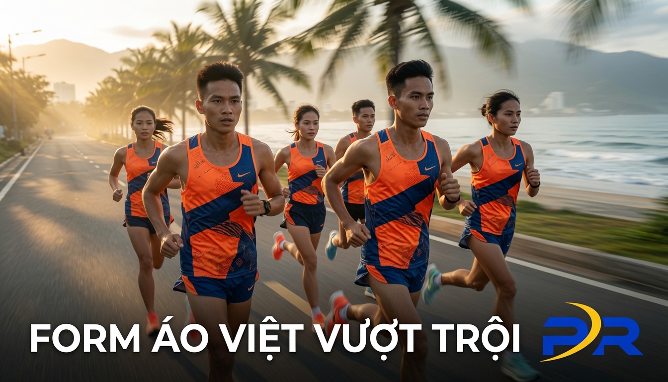 Form Áo Chạy Bộ Người Việt Và Lợi Thế Cạnh Tranh Vượt Trội Của PR SPORT