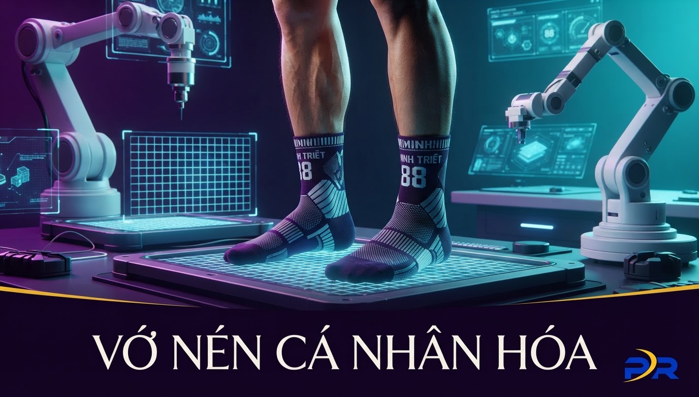 Cá Nhân Hóa Vớ Nén Thể Thao: Nghệ Thuật Dệt Tên Riêng Và Số May Mắn Trên Cổ Tất