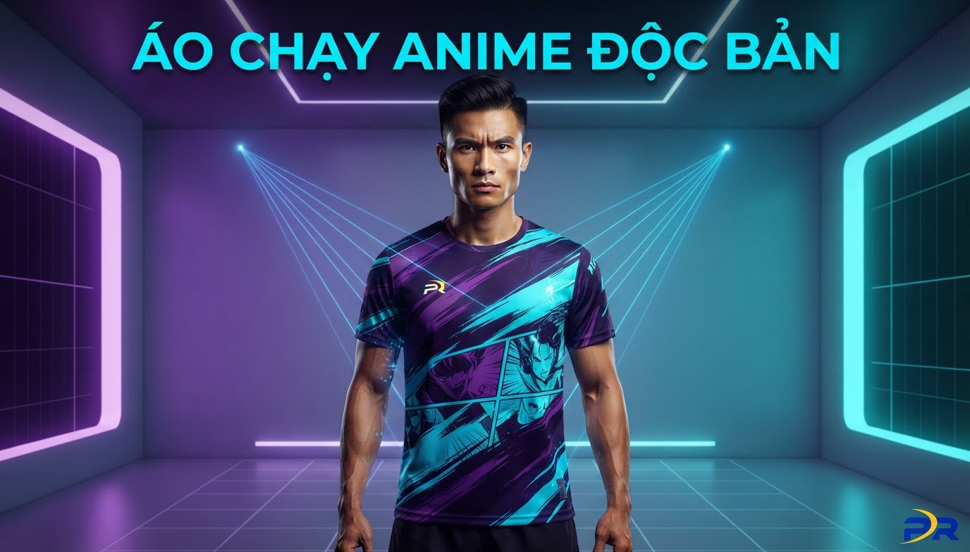 Thiết Kế Áo Chạy Bộ Phong Cách Anime & Manga Nhật Bản: Bản Sắc Độc Bản Và Công Nghệ May Đo Tối Ưu Nhiệt Học