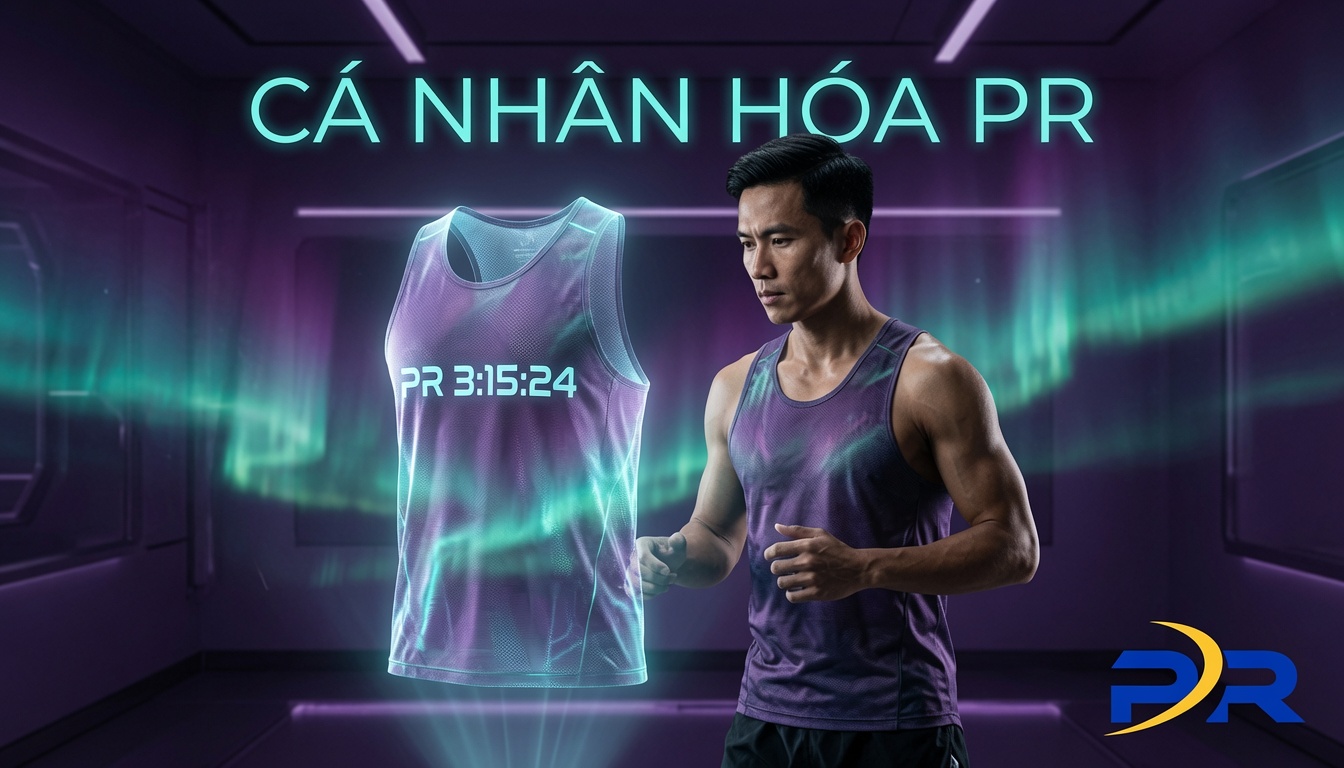 Thiết Kế Cá Nhân Hóa Cao Cấp: Cách Tích Hợp Thành Tích Cá Nhân (PR) Lên Áo Chạy Bộ Hiệu Năng Cao