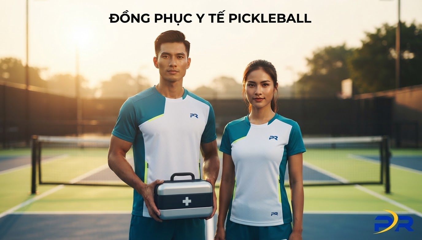 Thiết Kế Đồng Phục Y Tế Giải Đấu Pickleball Chuyên Nghiệp: Tối Ưu Cơ Học Vận Động Và Phản Ứng Nhanh Khẩn Cấp